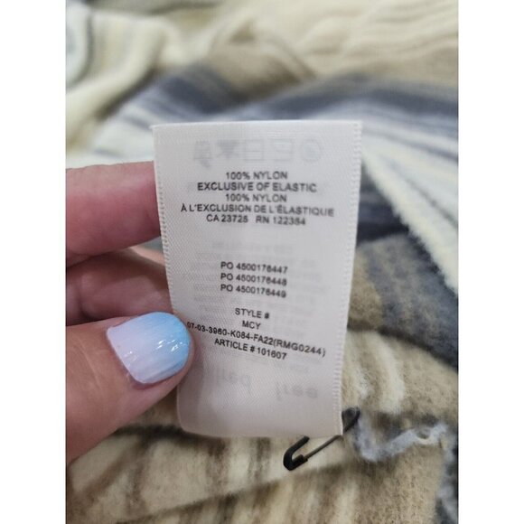 Aritzia Wilfred Free Womens Long Sleeve striped Hush Knit Turtleneck Large - Picture 9 of 9